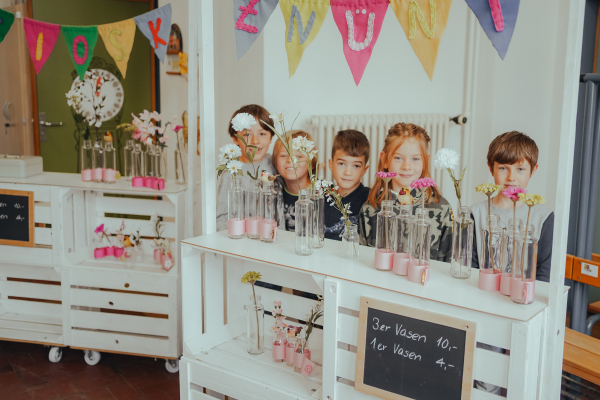 Frühlingsmarkt im 1888